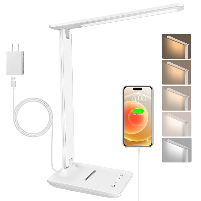 Lampe de bureau LED Jumoking avec panneau de commande tactile