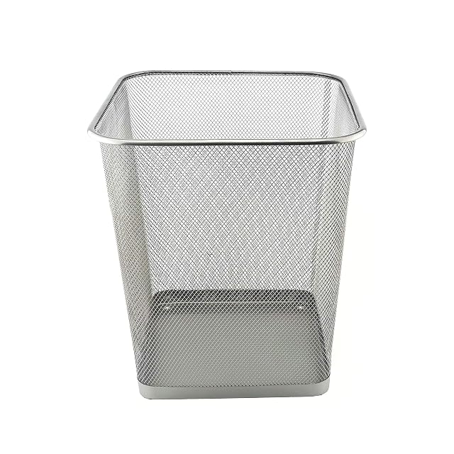 Corbeille de bureau en filet métallique peint D.RECT