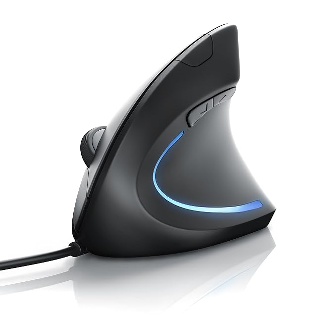 Souris ergonomique verticale filaire CSL-Computer TM137G
