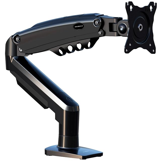 Bras de moniteur Invision MX200 monté sur un bureau
