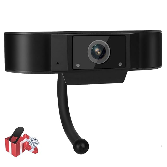 Webcam WIWACAM 1080P montée sur un moniteur